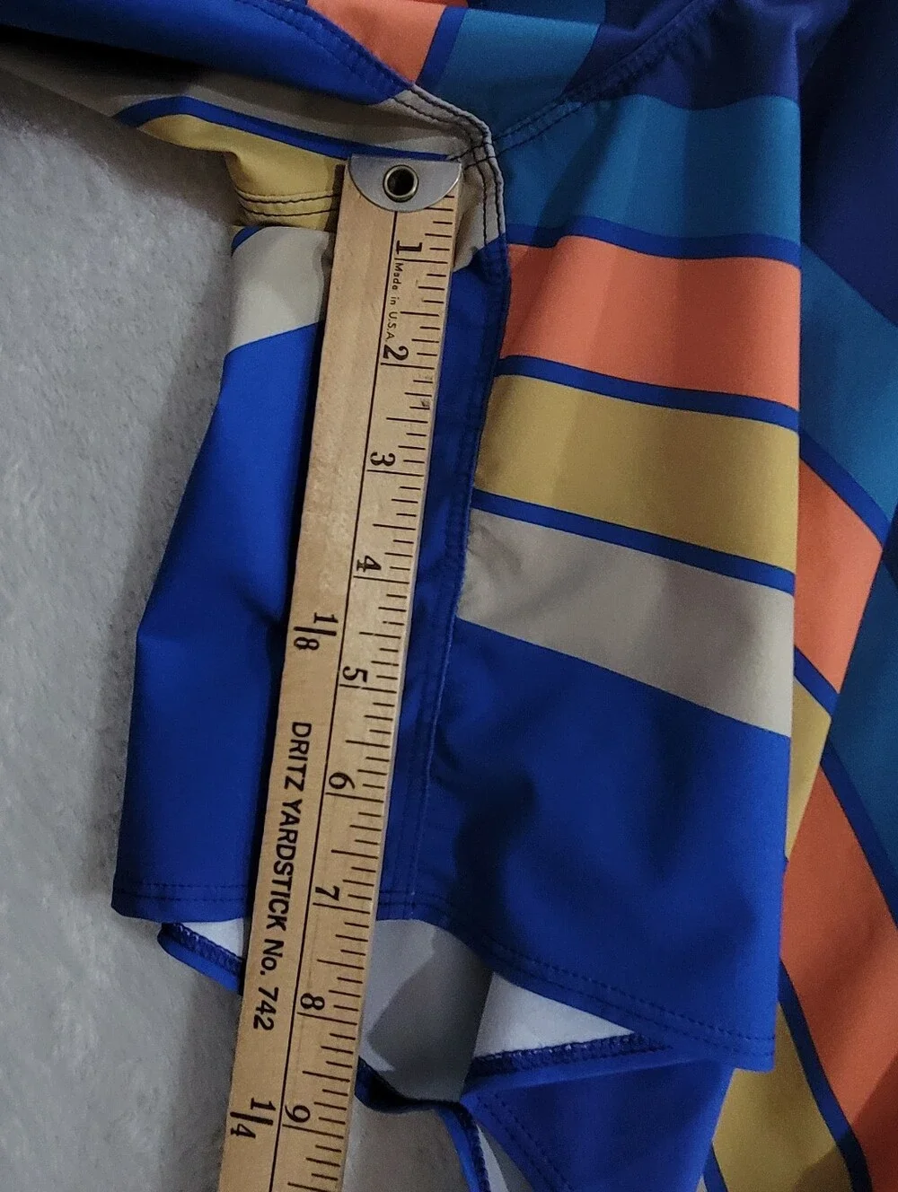 Patagonia Boardshorts Mens 44 Blue Multicolor Hydropeak Swim Trunks Beach Logo